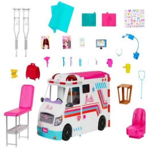 Barbie | Transforming Ambulance and Clinic Playset