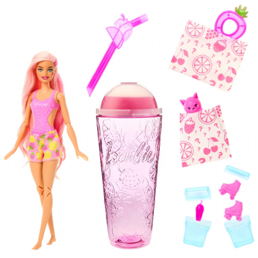 Barbie | Pop Reveal Fruit Series Strawberry Lemonade Doll