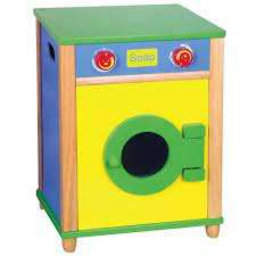 K Edu Play | Wooden Kitchen Washing Machine Unit