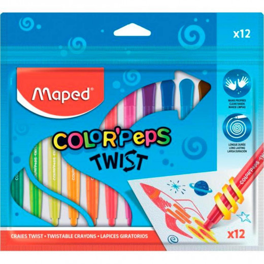 Maped | Color Peps Twist | 12 Colors