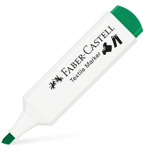 Faber Castell - Textile Fabric Marker - Navy Green