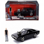 JADA | Fast & Furious 1970 Dodge Charger Street, Diecast Model 1:24 with Domenichito statue