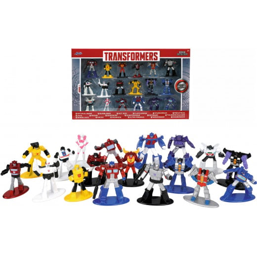 JADA | Transformers Nano Wave 1 Toy Figures | 18 pieces