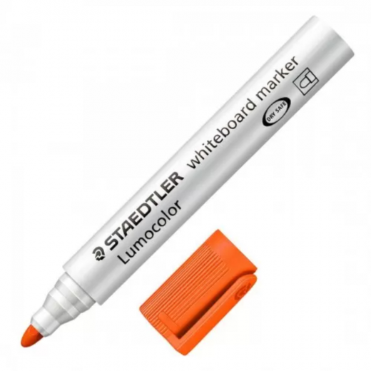 ستيدلر - قلم ماركر للسبورة البيضاء - برتقالي