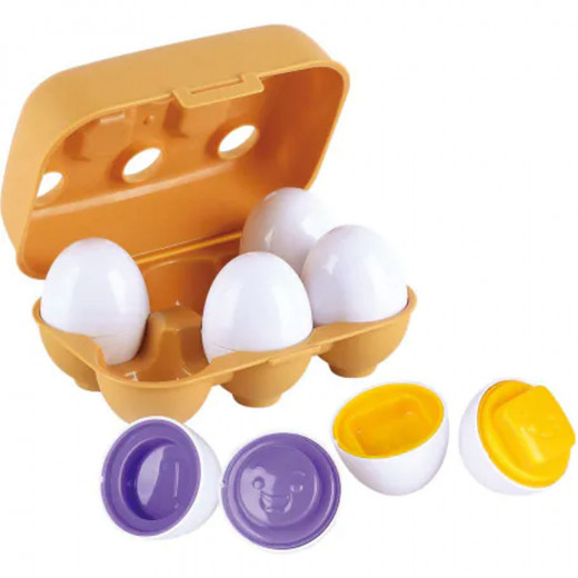 Play Go | Rainbow Shape Sorter Eggs Set