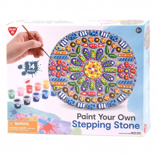 PlayGo | Paint Your Own Cement Stepping Stone | 14 pcs
