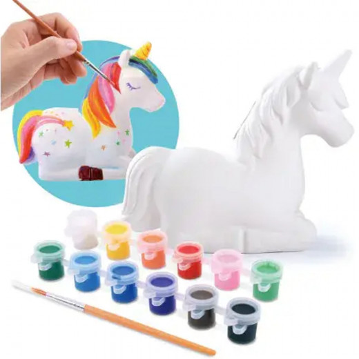 Play Go | Paint Your Own Unicorn | Money Box | Ceramic | 14 pcs