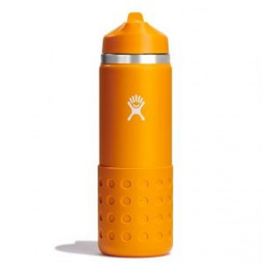Hydro Flask | Wide Mouth Straw Bottle Lid Insulated | 591 ml | Orange