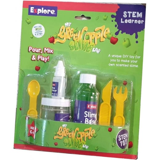 Play Craft | My Green Apple Slime Lab