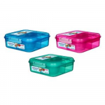 Sistema - Bento Cube Colored Lunch Box 1.25L - 3 Colors