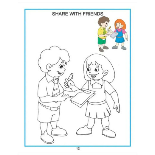 Dreamland Creative Coloring Book Good Manners