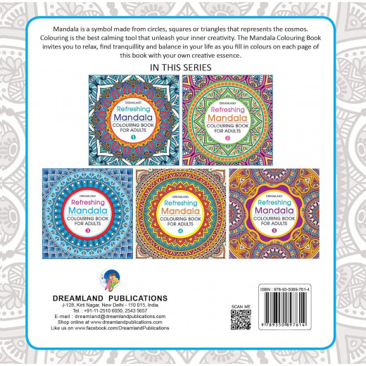 Dreamland refreshing mandala coloring book for adults