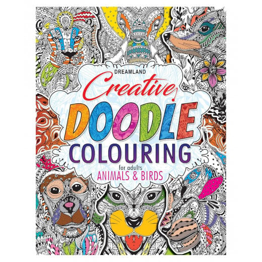Dreamland | Creative Doodle Coloring Book for Adults | Animal and Birds