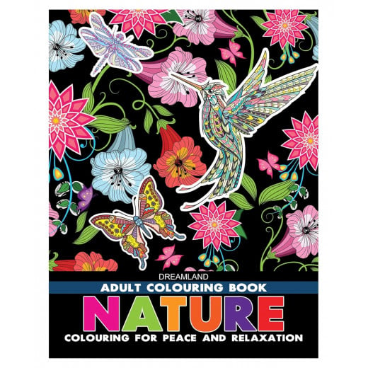 Dreamland Nature Coloring Book for Adults