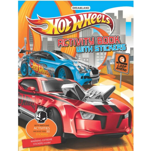 Dreamland Hot Wheels Activity Book with Stickers