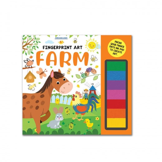 Dreamland | Farm Fingerprint Art Activity Book for Children