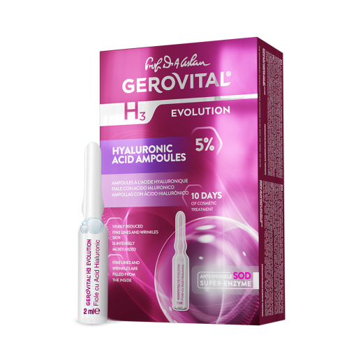 Gerovital Hyaluronic Acid Ampoules (10 ampoules)
