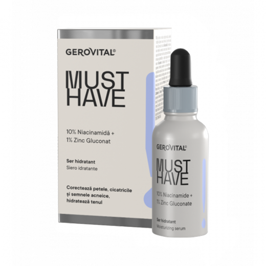 Gerovital Must Have Moisturizing Serum 10% Niacinamide