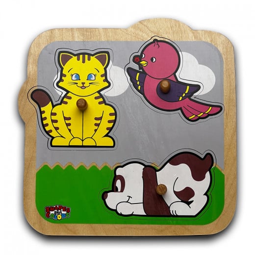 Animal assembly game for children