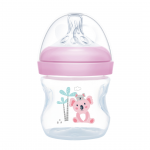 aBaby Natural Baby Bottle 120 ml, Pink 