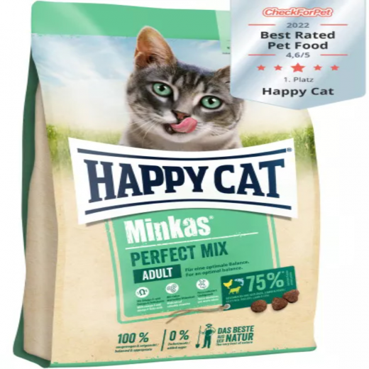 طعام قطط بيرفيكت ميكس 1.5 كجم من هابي كات