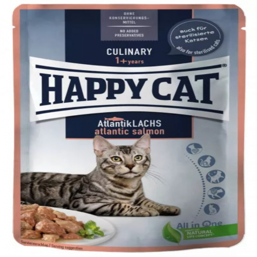 Happy Cat Wet Mis Salmon 85G