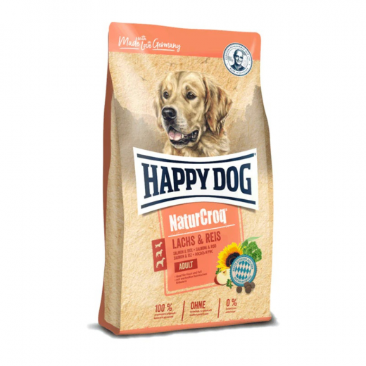 Happy Dog Naturcroq Salmon+Rice1Kg