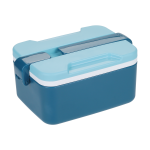 Two Layer Rectangle Lunch Box 9.7*13*9.2 centimeter / 1.6 Liter,  Blue Color