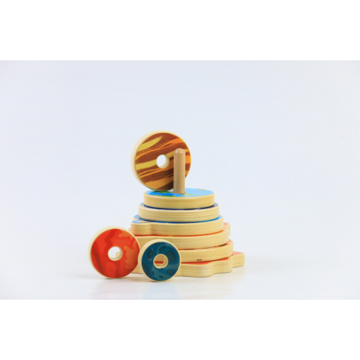STACKING TOY-PLANETS