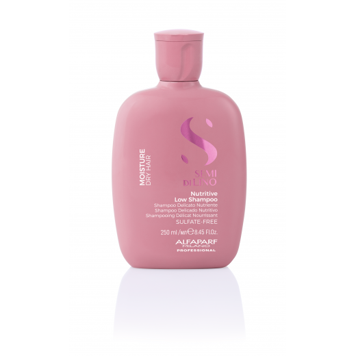 Alfaparf Milano Semi Di Lino Moisture Nutritive Sulfate Free Shampoo for Dry Hair, 250 Ml