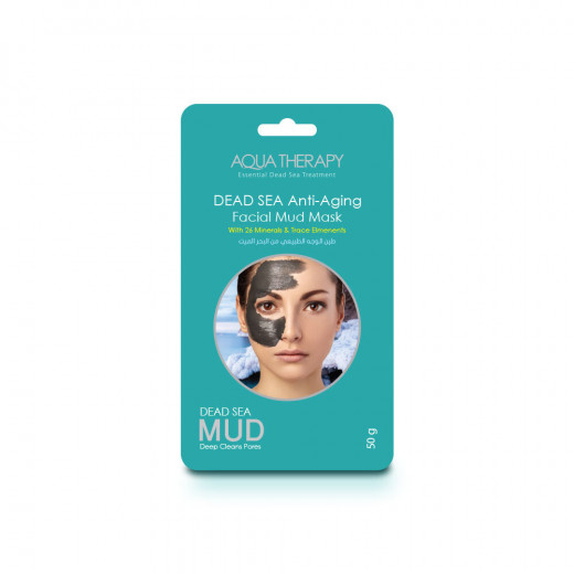 Aqua Therapy Anti-aging Dead Sea  Facial Mud Mask, 50g [Sachet]
