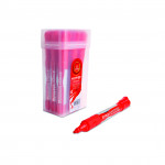 قلم اللوح الابيض لون احمر (12 قلم) من فيرتكس
