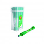 قلم اللوح الابيض لون اخضر (12 قلم) من فيرتكس