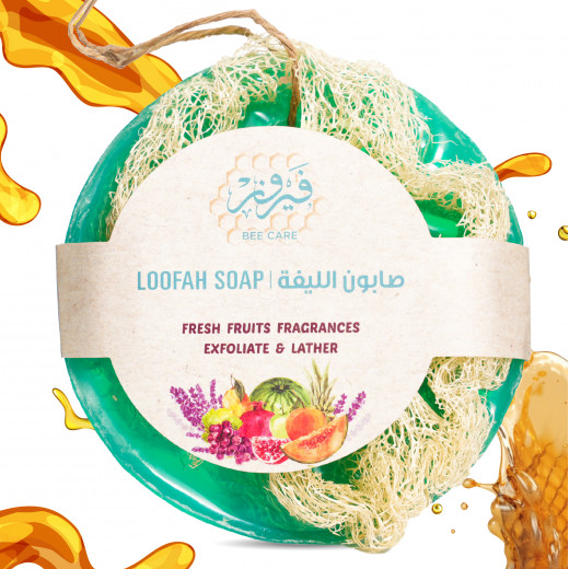 Fairouz Bee Care Fruits Loofah Soap