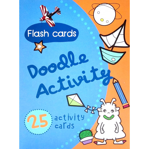Flash Card - Doodle Activity Blue