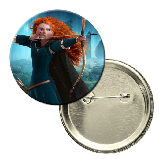Button badge - Princess Merida 1