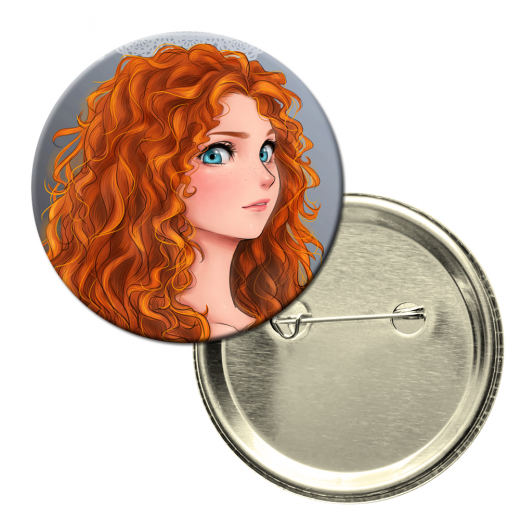 Button badge - Princess Merida 2