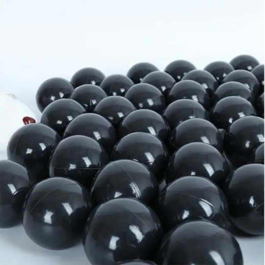 Black soft plastic balls