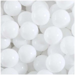 50 pcs Soft white plastic balls